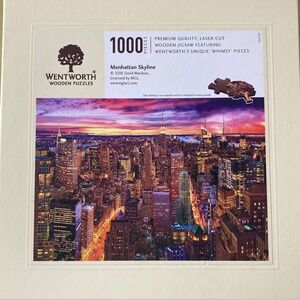 Wentworth Puzzle 1000 Pc Manhattan Skyline